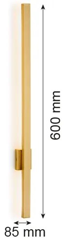 Argon 8063 - LED Fali lámpa ASSE LED/6W/230V arany