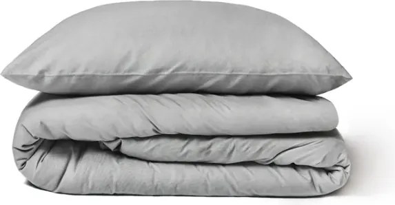 Pamut ágynemű CALMORA világosszürke Ágyneműhuzat mérete: 2 db 70 x 90 cm | 200 x 220 cm