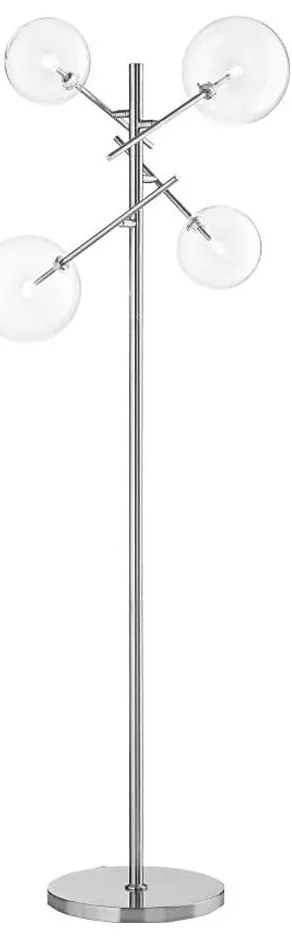 Ideal Lux - LED Állólámpa EQUINOXE 4xG4/2W/230V króm/átlátszó