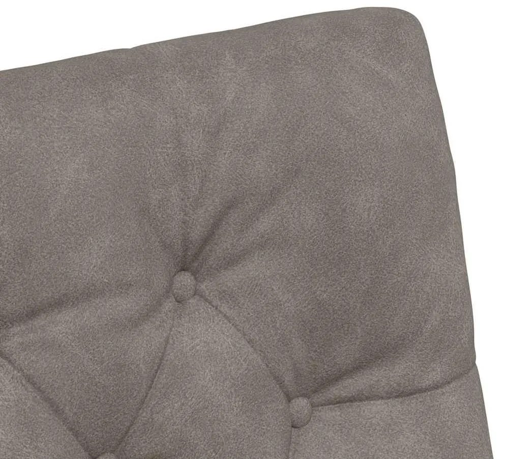 Kerekes Étkező Székek 2 pcs Szürke 58 x 67 x 97 cm Műbőr