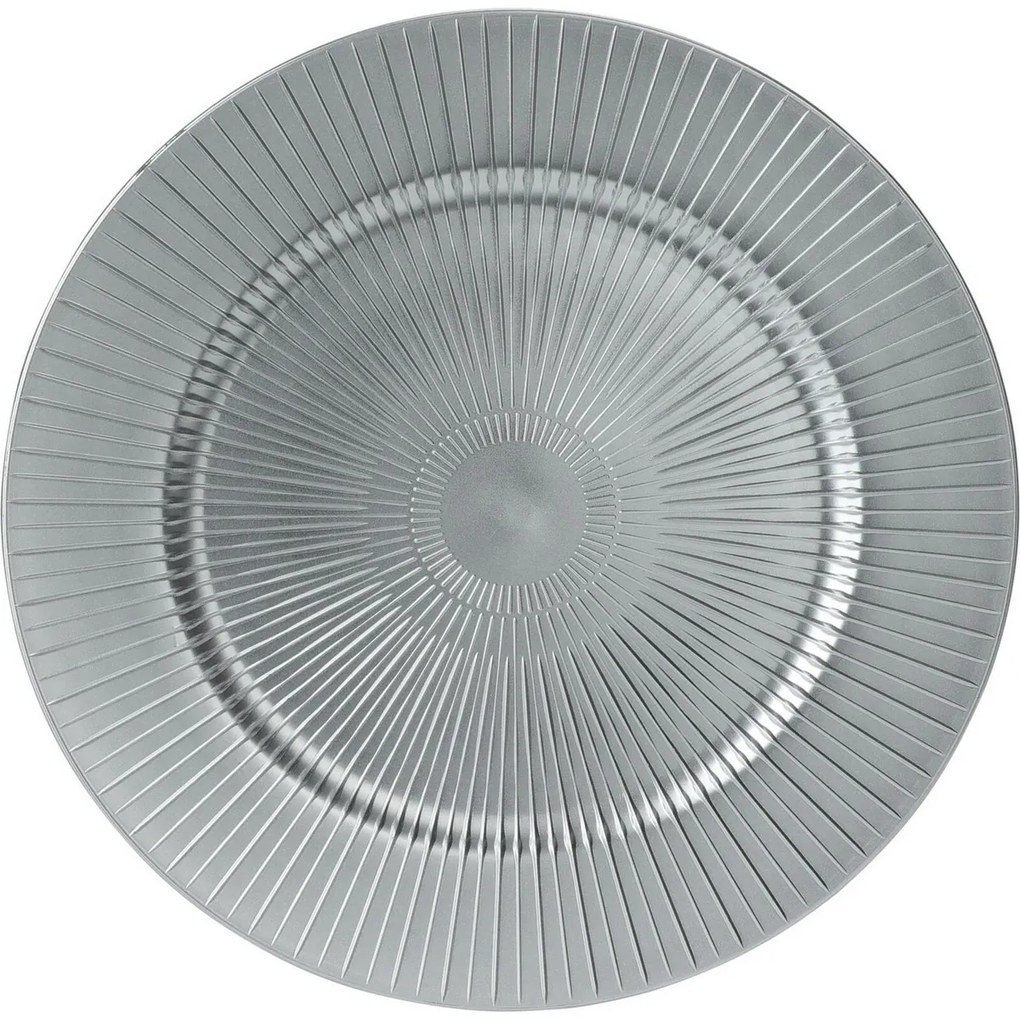 Silver Stripes tányéralátét, 33 cm