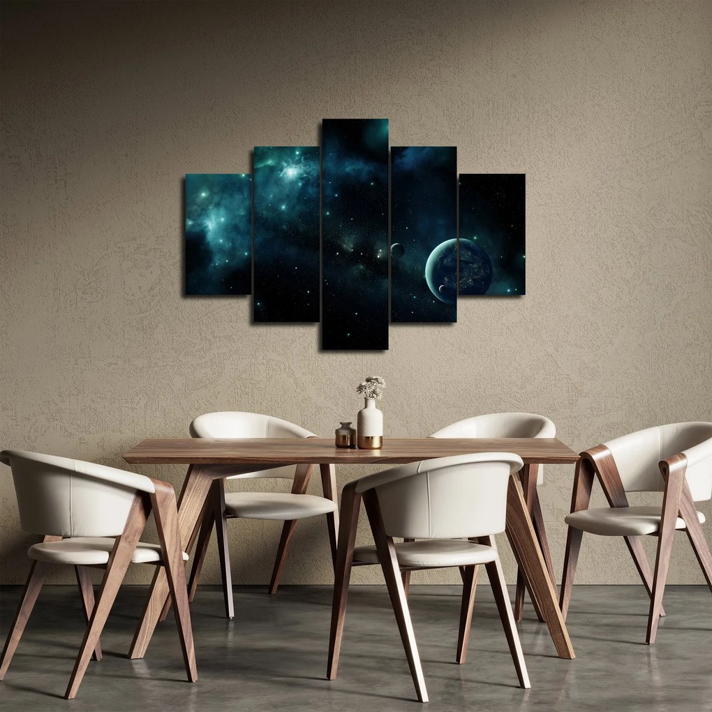 Kép - Élet az űrben (150x105 cm)