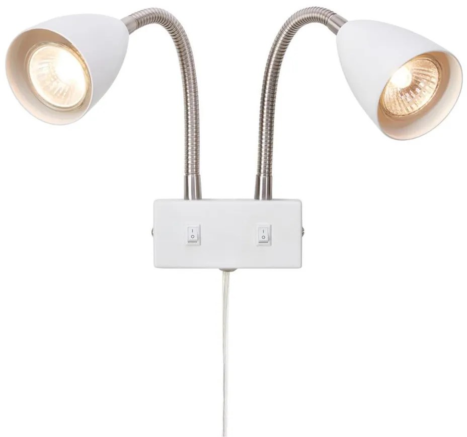 Markslöjd 108900 - CIRO fali spotlámpa 2xGU10/7W/230V fehér