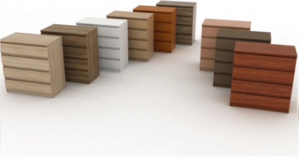 2 fiókos éjjeliszekrény, tölgy sonoma, HANY NEW 002