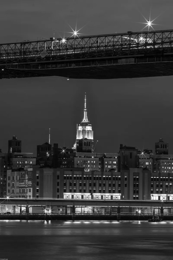 Poszter 40x60cm Esti panoráma Alsó-Manhattan 2, Assaf Fran
