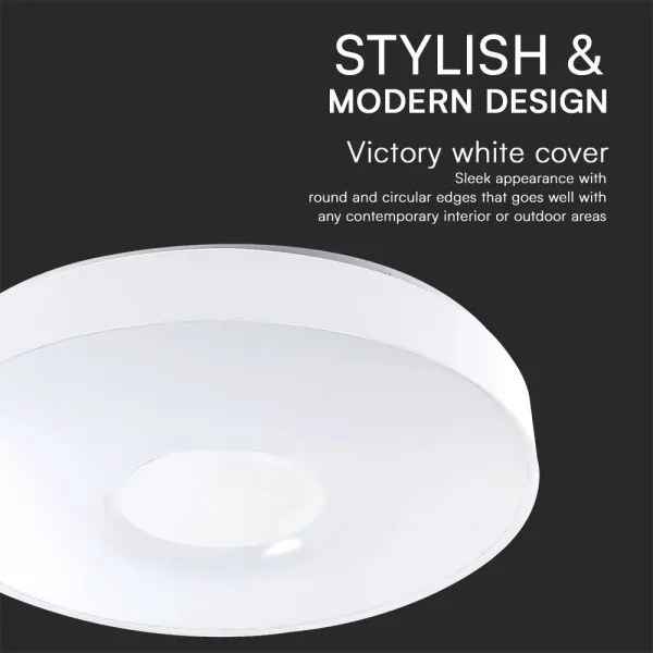 LED Dimmelhető mennyezeti lámpa LED/40W/230V 3000-6500K 39 cm fehér + távirányító