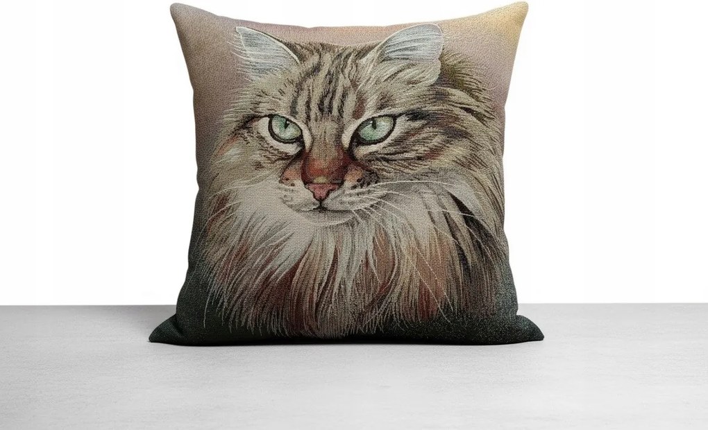 Dekoratív párnahuzat 45x45 cm Perzsa macska