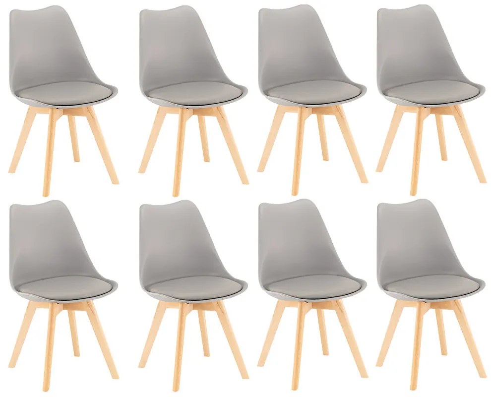 Silla étkezőszék 8 db szürke színben