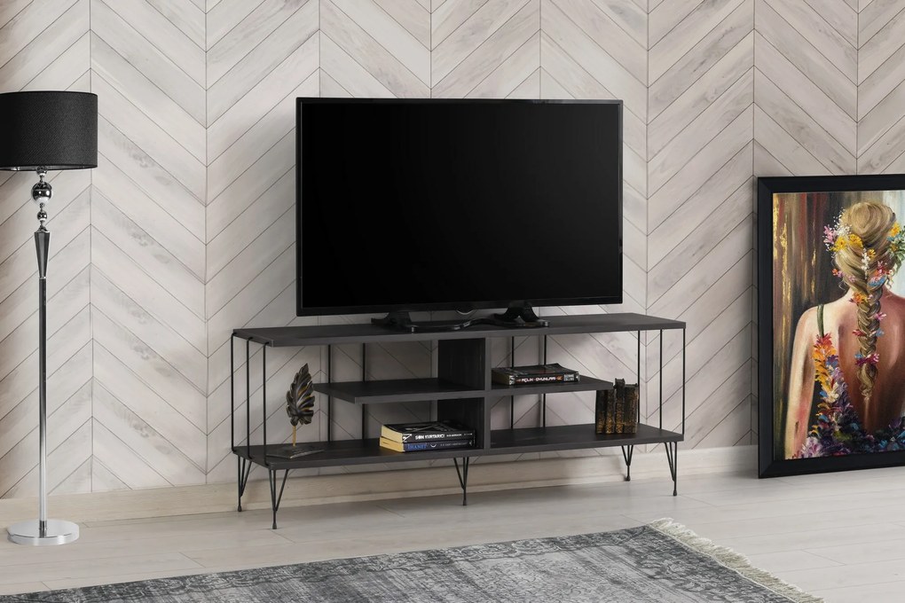 TV asztal/szekrény Elza (sötétbarna). 1072657