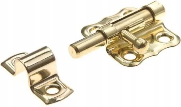 Tolózár kerek reteszeléssel kicsi L-100 mm sárgaréz