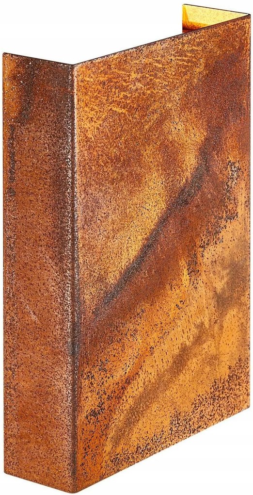 Nordlux Fold 15 kültéri Led fali lámpa, corten acél, 2x5W, IP54