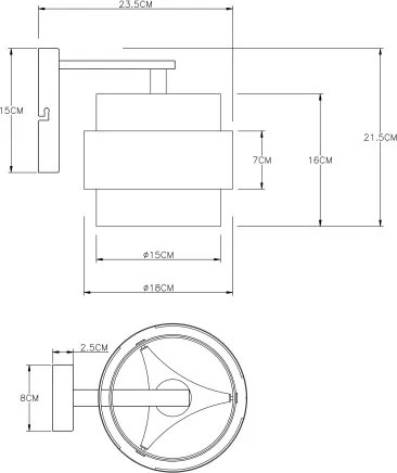 Globo 15560W Falikar fém fekete váz, üveg búra réz dekor gyűrűvel. SzxM: 180x215mm, AL: 235mm, exkl. 1x E27 60W 230V