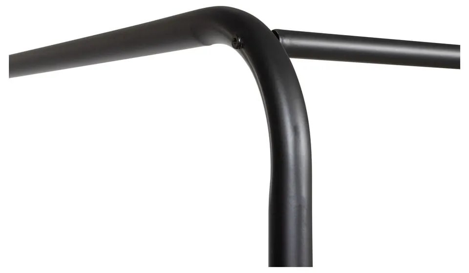 Bunk fekete kétszemélyes fém ágy, 160 x 200 cm - vtwonen