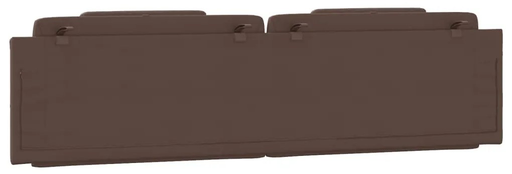 barna műbőr fejtámla párna Viana 200 cm