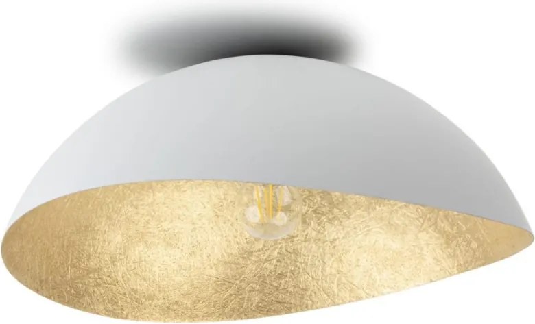 SIGMA 40611 SOLARIS Glamour Mennyezeti Lámpa Fehér, Arany E27 IP20