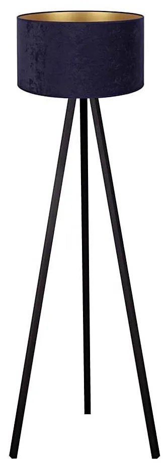 Brilagi - Állólámpa VELVET 1xE27/60W/230V wenge/kék