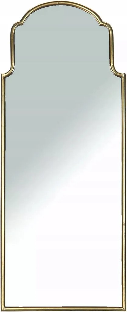 Fürdőszobai Tükör Arany Félig Ovális Hosszú 1M nagy fém falra akasztható