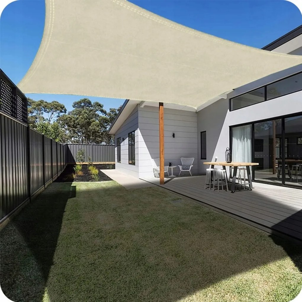 Napvitorla Kerti Vízálló 3x4 Téglalap Árnyékoló