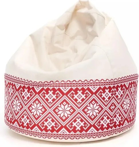 Babzsák Viper Folk Outdoor TiaHome - krém piros
