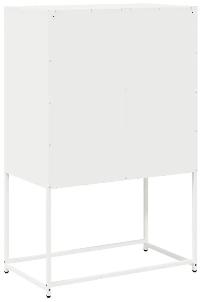 Magastábla Fehér 68x39x107 cm Acél
