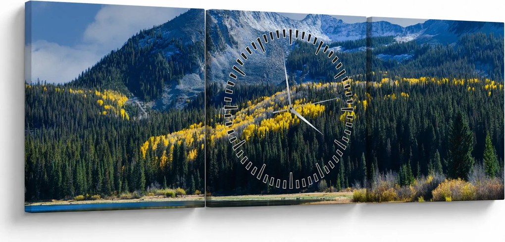 Kép - Lost Lake, Oregon (órával) (90x30 cm)
