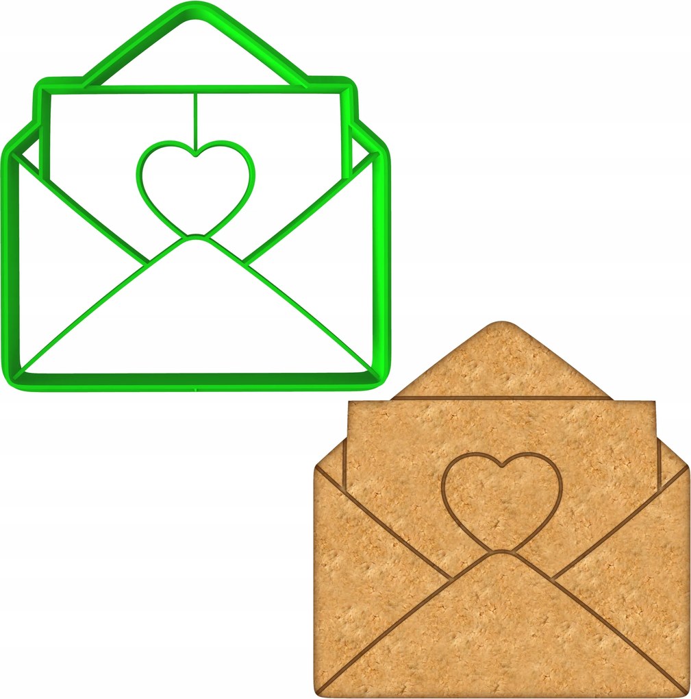 Karácsonyi Forma Mézeskalács lyukasztó Karácsony Boríték 8cm