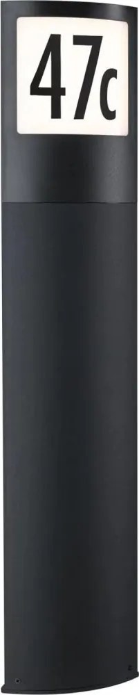Paulmann 94514 - LED/8,5W IP44 Fényerőszabályozható világító házszám PADEA 230V