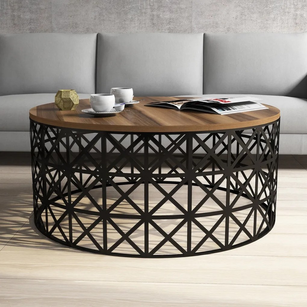 Selin Metal Ferforje - Walnut