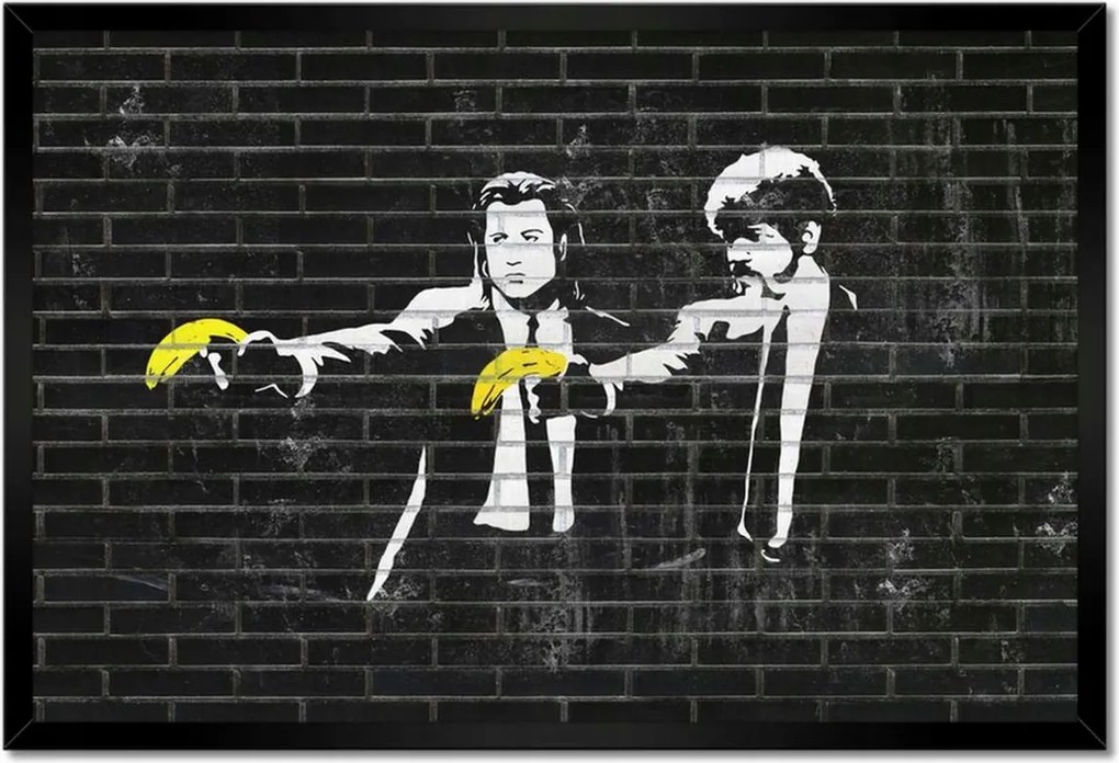 Poszterek keretben 60x40 Banán fikció