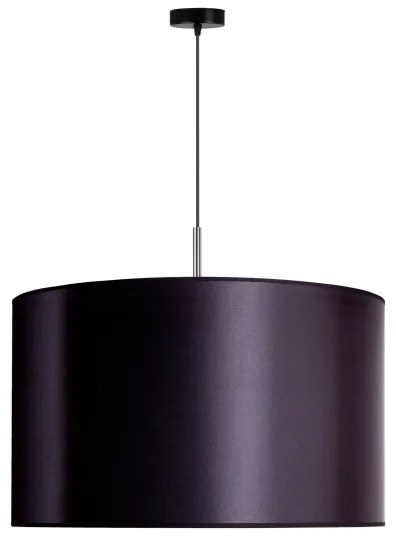 Duolla - Csillár zsinóron CANNES 1xE27/15W/230V á. 50 cm fekete/szürke