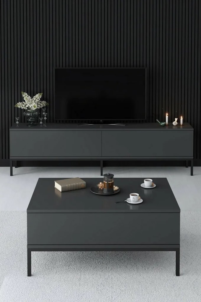 Lord Anthracite and Black TV-asztal