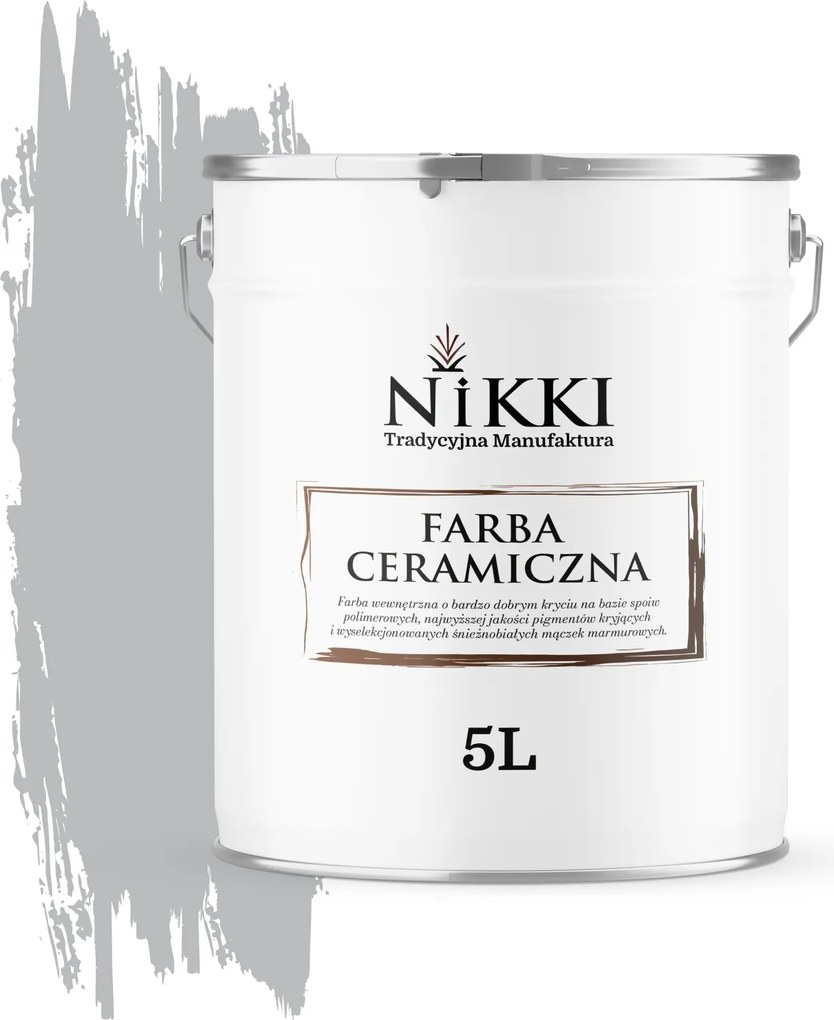 Kerámia Mennyezeti Falfesték Szürke Színű H1050 Mély Matt Falfesték 5L