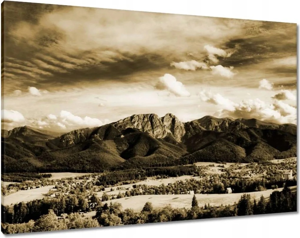 Képek 100x70 Tátra Lengyel hegyek Kilátás