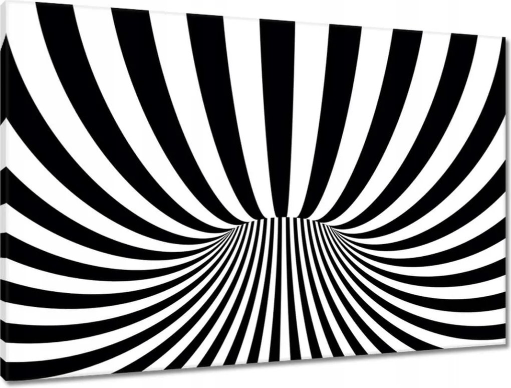 Vászonkép 90x60 Absztrakt fekete-fehér