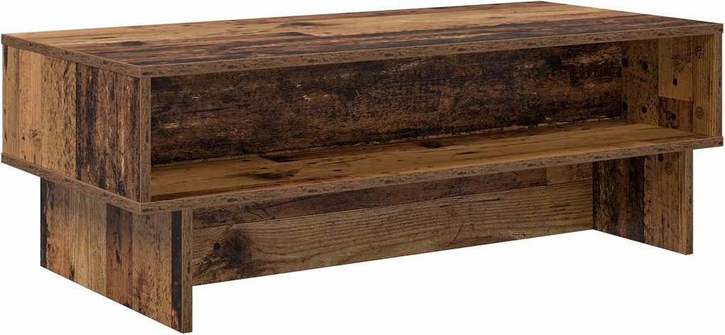 vidaXL Dohányzóasztal Öreg fa 100 x 46 x 35 cm Faanyag