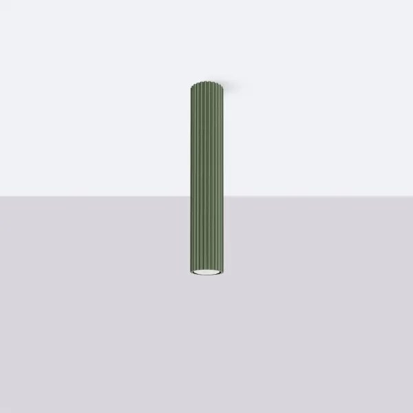 Sollux SL.1609 - Spotlámpa KARBON 1xGU10/10W/230V 40 cm zöld