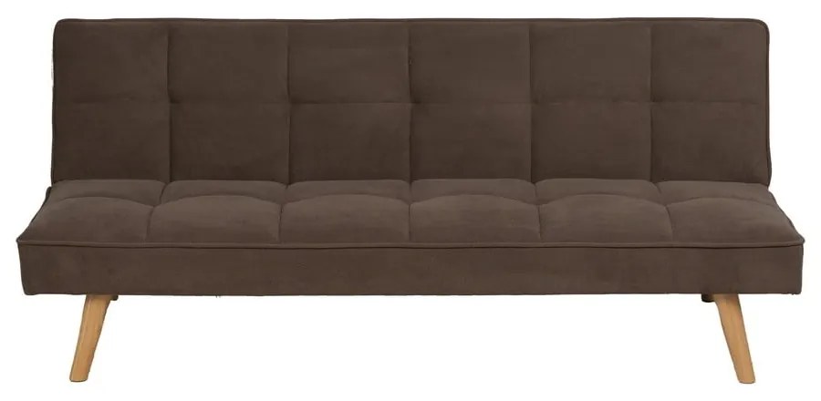 Barna zsenília kinyitható kanapé 175 cm – Ixia