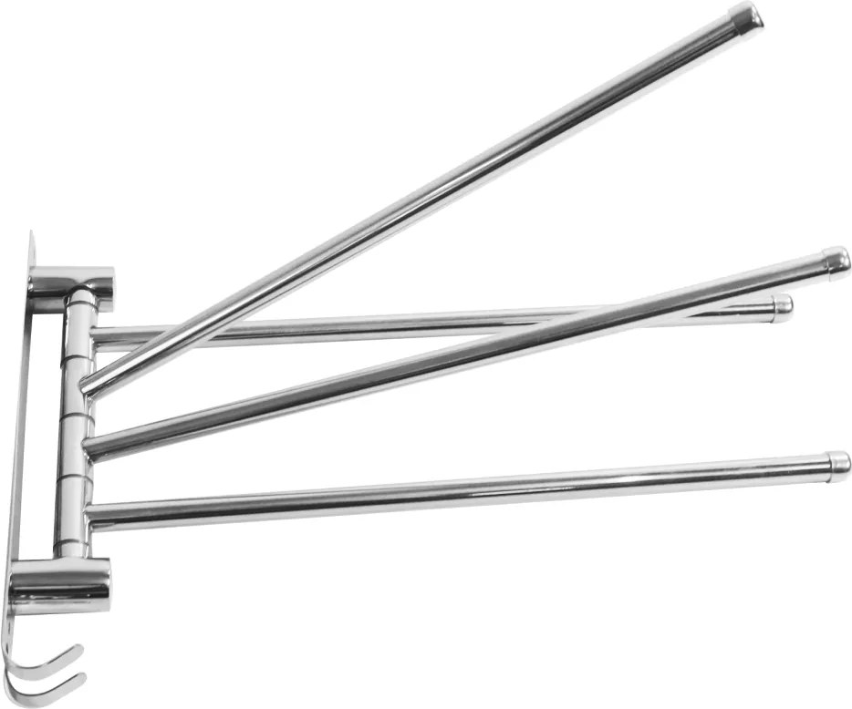 Törülközőtartó, ezüst, HOLDER