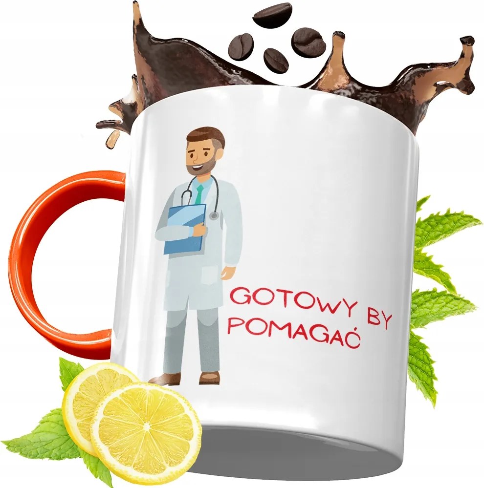 Narancssárga Bögre Doktornak Tökéletes Ajándék fényképes nyomtatással