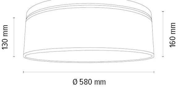 Spot-Light 47915874 - BOHO mennyezeti lámpa 3xE27/25W/230V, átmérő 58 cm, tölgy