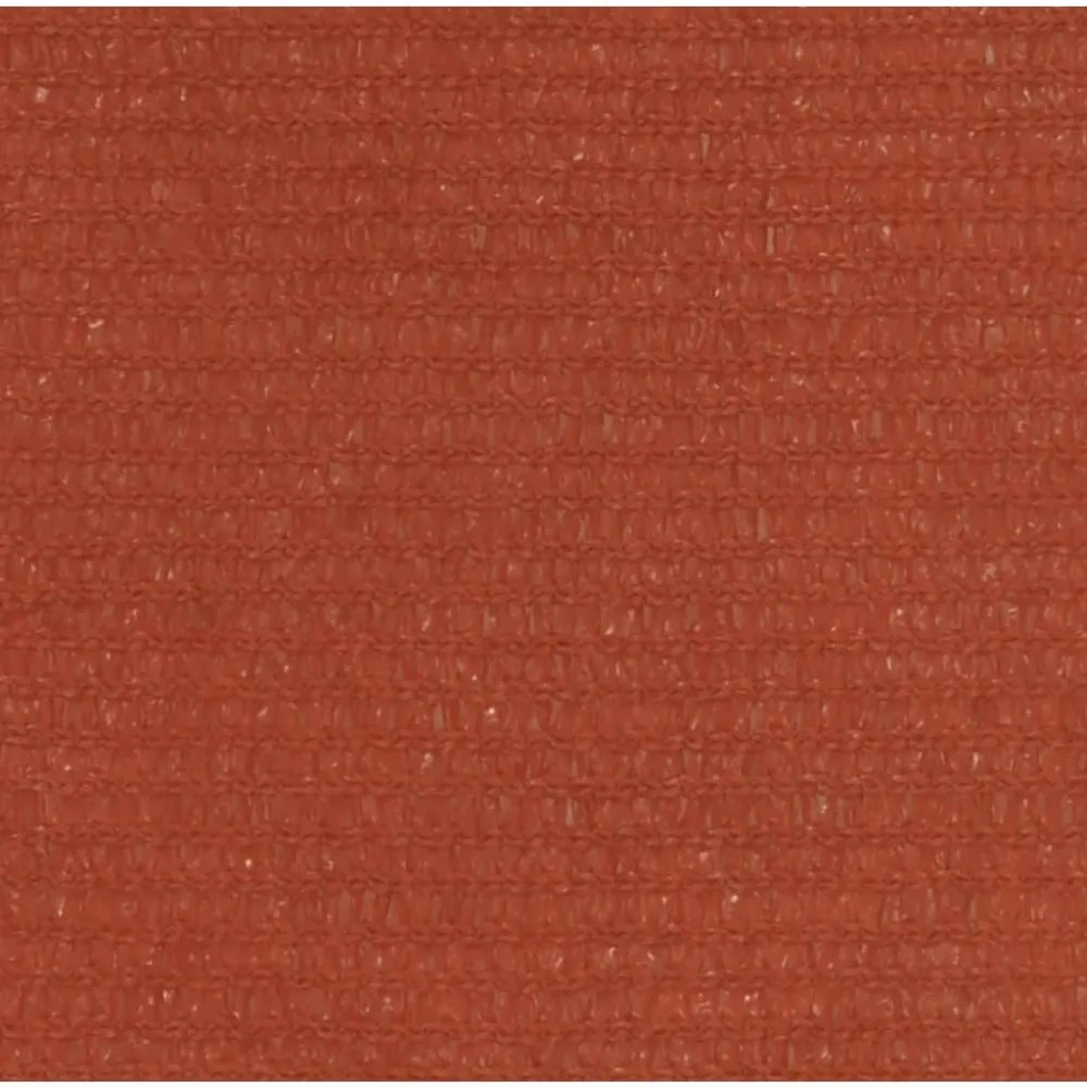 terrakotta négyszögletű HDPE napvitorla 160 g/m² 2,5x5 m