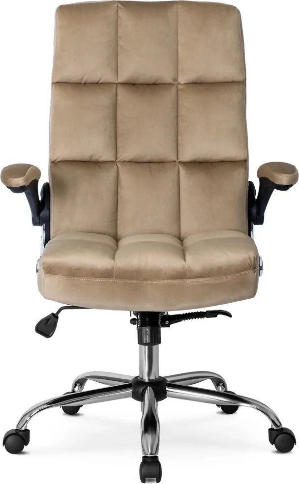 LONDON forgószék bézs bársony