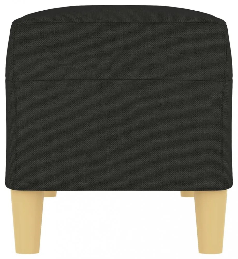 fekete szövet pad 100 x 35 x 41 cm