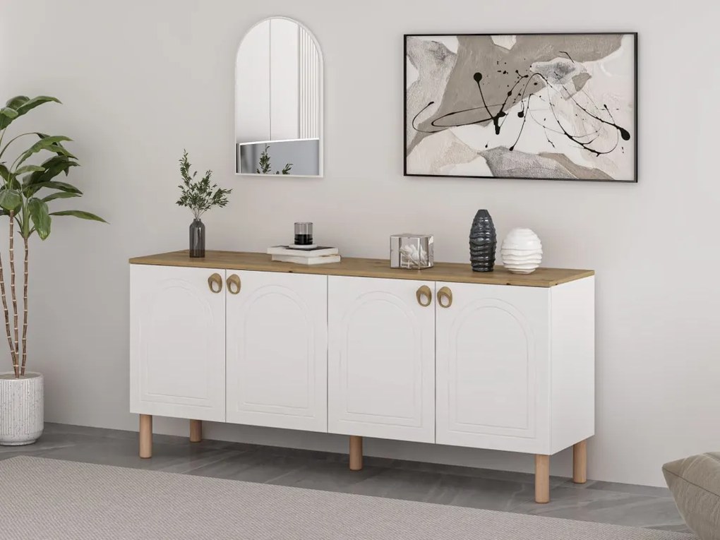 Lotus komód, fehér, 180 cm – TR506MNR1326