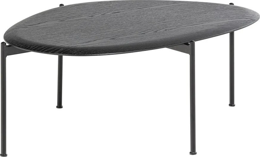 Fekete dohányzóasztal 67x92 cm Kota – WOOOD