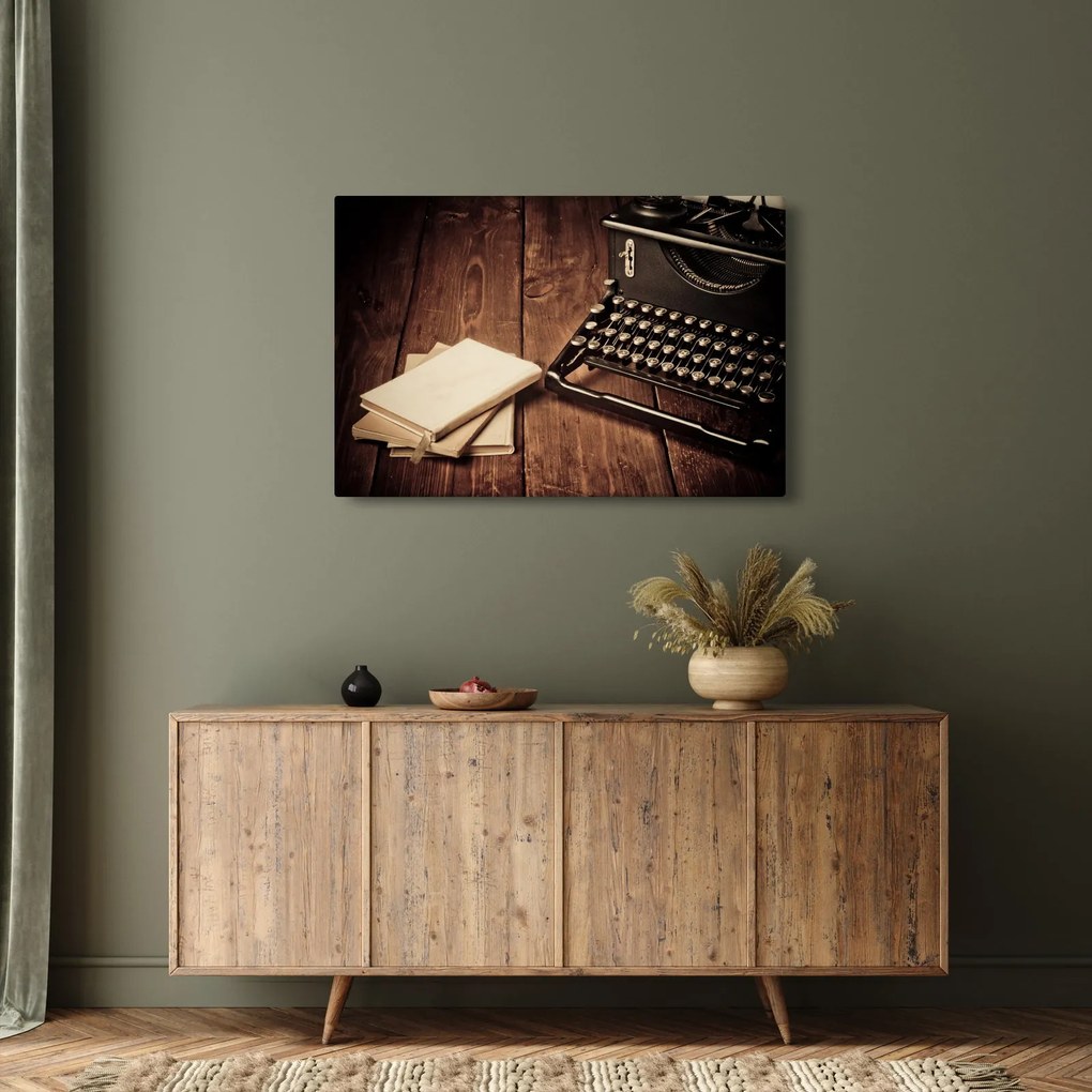 Egy írógép képe (90x60 cm)
