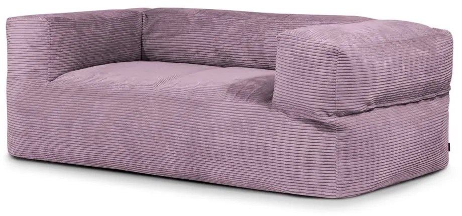 Lila kordbársony babzsákfotel Sofa MooG – SLOWDOWN