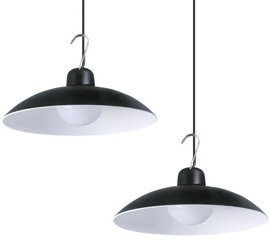 KÉSZLET 2x LED napelemes függesztett lámpa LED/6W/3,7V 2000 mAh IP44 + DO