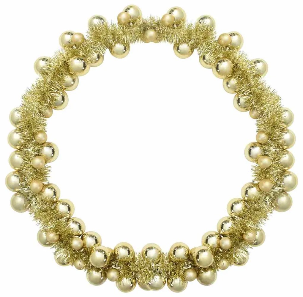 Karácsonyi gömb girland Arany 186 cm Polisztirol