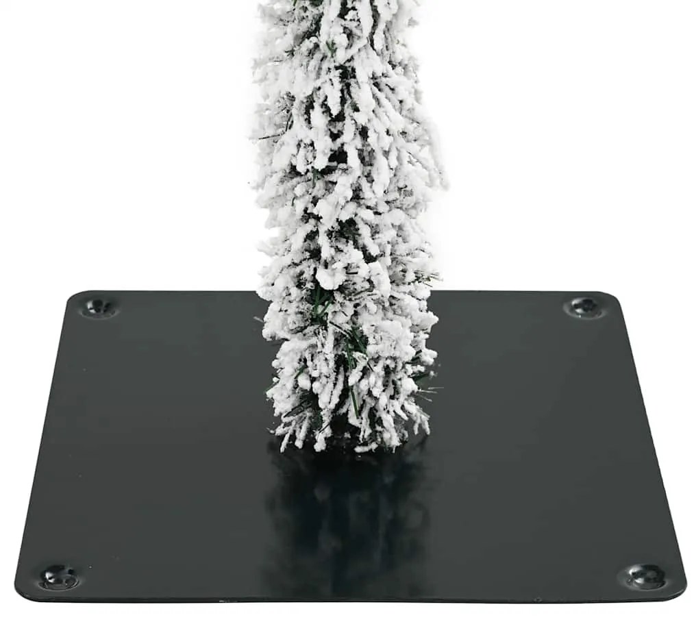 Karácsonyfa LED -es lámpákkal Fehér 180 cm PE